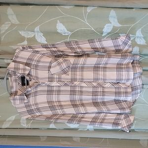 Rails plaid top size L